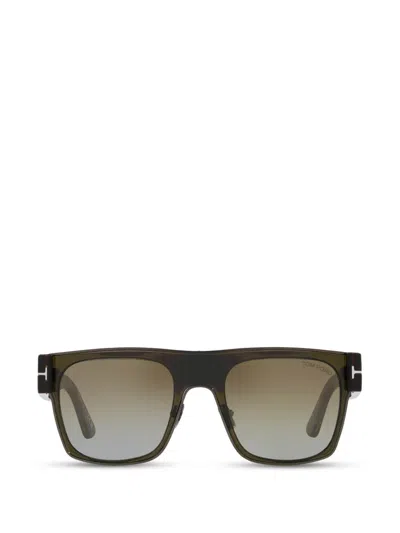 Tom Ford Square-frame Sunglasses In Brown