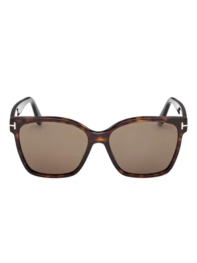 Tom Ford Square-frame Sunglasses In Brown