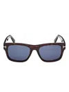 Tom Ford Eyewear Rectangular Frame Sunglasses In Brown