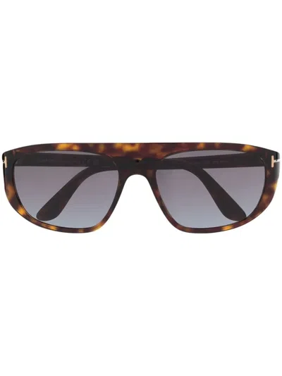 Tom Ford Square-frame Sunglasses In Brown