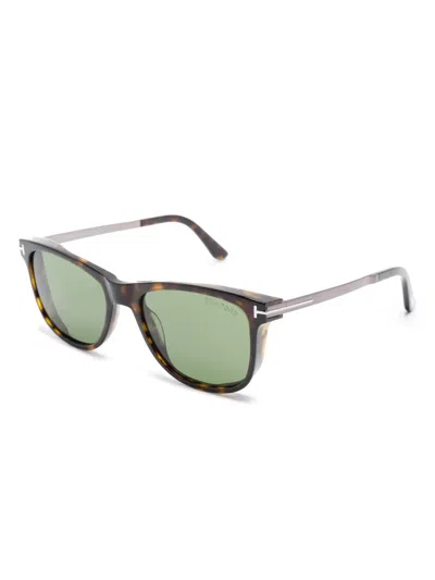 Tom Ford Square-frame Sunglasses In Brown