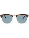 Tom Ford Square-frame Sunglasses In Brown