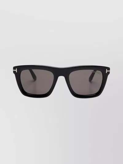 Tom Ford Square Frame Sunglasses Metal Accents In Animal Print