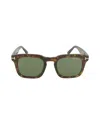 Tom Ford Square Frame Tortoiseshell Sunglasses