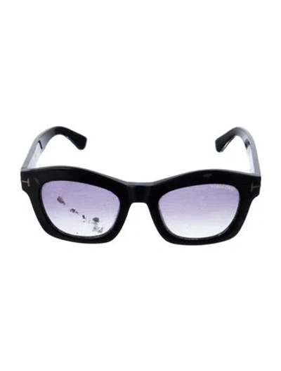 Pre-owned Tom Ford Square Gradient Sunglasses In Black