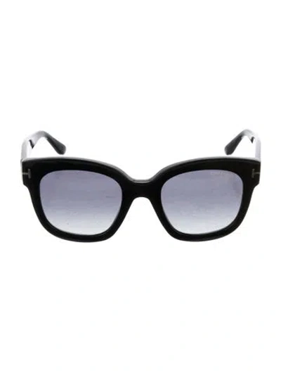 Pre-owned Tom Ford Square Gradient Sunglasses In Black