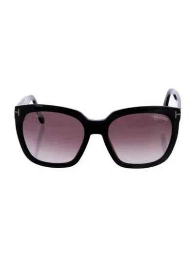 Pre-owned Tom Ford Square Gradient Sunglasses In Black