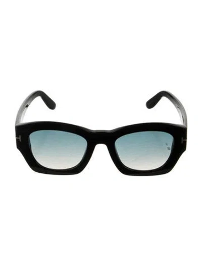 Pre-owned Tom Ford Square Gradient Sunglasses In Black