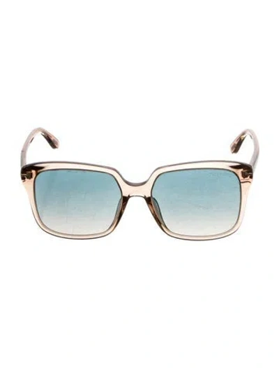 Pre-owned Tom Ford Square Gradient Sunglasses In Multi