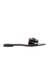 Tom Ford Whitney Croc-embossed Leather Slides In Black