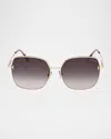 Tom Ford Square Metal Sunglasses