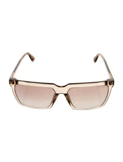 Pre-owned Tom Ford Square Mirrored Sunglasses In Multi