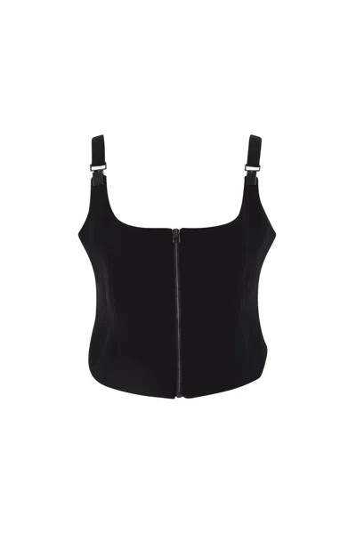 TOM FORD SQUARE NECK CORSET TOP