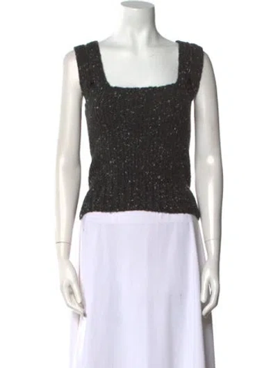 Pre-owned Tom Ford Square Neckline Sweater In Gray