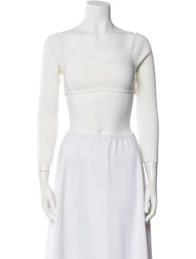 Pre-owned Tom Ford Square Neckline Sweater In Neutral