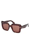 Tom Ford Ft115752j In 5052j - Avana Scura / Roviex