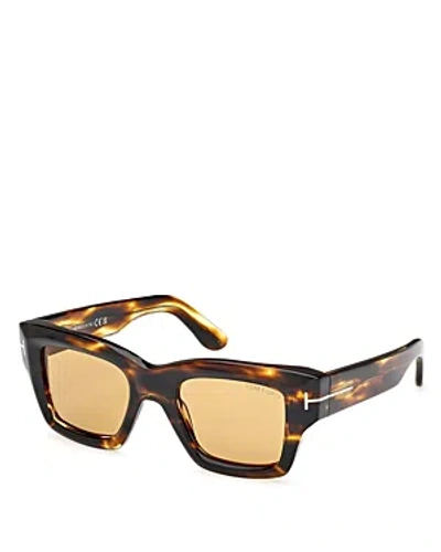 Tom Ford Square Sunglasses, 50mm In Crl