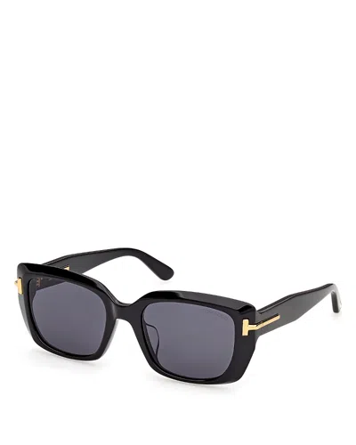 Tom Ford Square Sunglasses, 54mm In Red