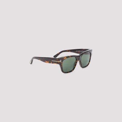 Tom Ford Square Sunglasses In Green