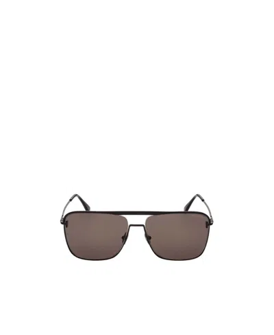 Tom Ford Square Sunglasses In Brown