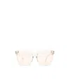 Tom Ford Square Sunglasses In White