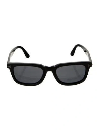 Pre-owned Tom Ford Square Tinted Sunglasses In Black