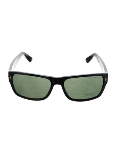 Pre-owned Tom Ford Square Tinted Sunglasses In Black