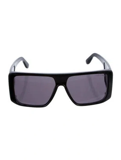 Pre-owned Tom Ford Square Tinted Sunglasses In Black