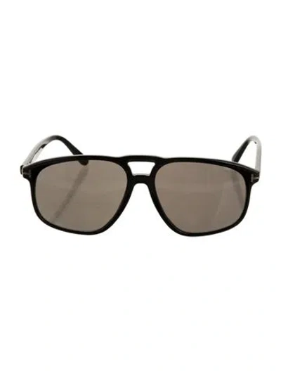 Pre-owned Tom Ford Square Tinted Sunglasses In Black