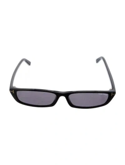 Pre-owned Tom Ford Square Tinted Sunglasses In Black