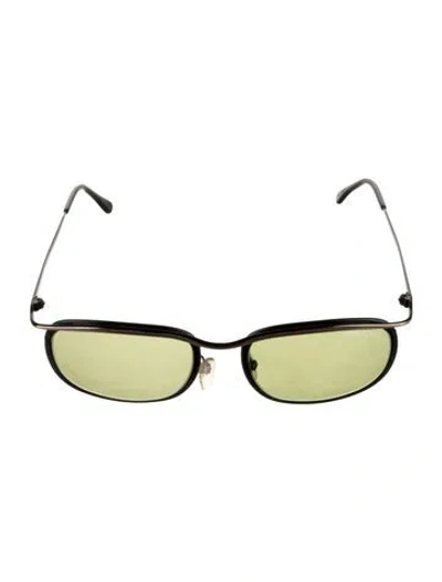 Pre-owned Tom Ford Square Tinted Sunglasses In Black