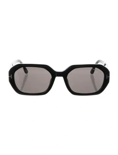 Pre-owned Tom Ford Square Tinted Sunglasses In Black