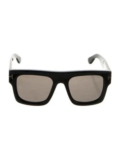 Pre-owned Tom Ford Square Tinted Sunglasses In Black