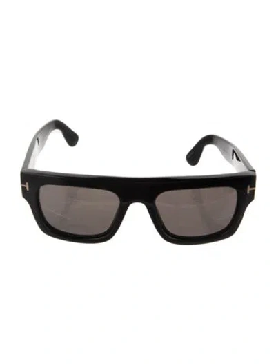 Pre-owned Tom Ford Square Tinted Sunglasses In Black