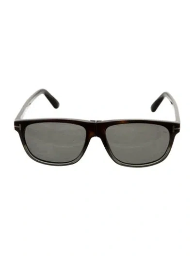 Pre-owned Tom Ford Square Tinted Sunglasses In Brown