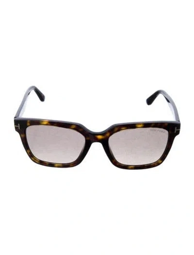 Pre-owned Tom Ford Square Tinted Sunglasses In Multi