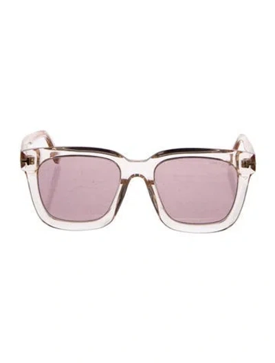 Pre-owned Tom Ford Square Tinted Sunglasses In Neutrals
