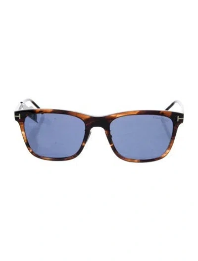 Pre-owned Tom Ford Square Tinted Sunglasses In Neutrals