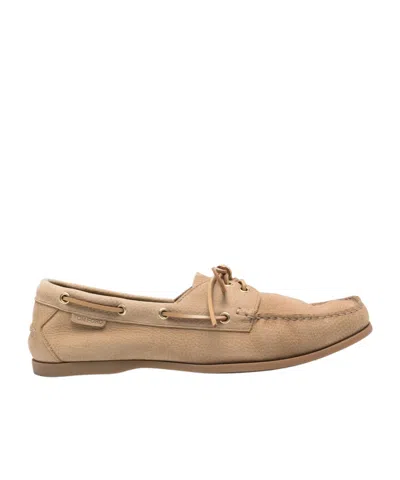 Tom Ford Square Toe Casual Shoes In Nude