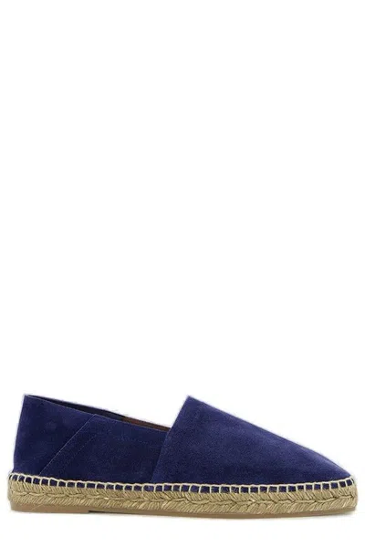 Tom Ford Slip-on Suede Espadrilles In Blue