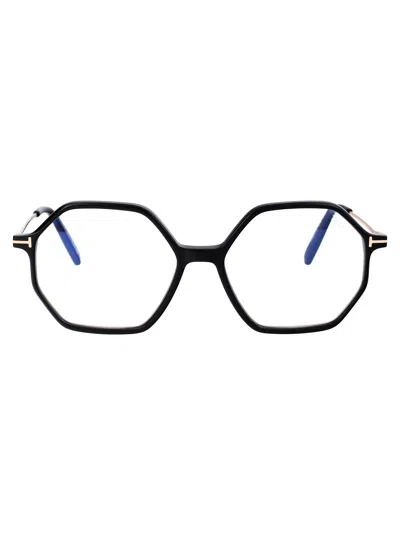 Tom Ford Nero Lucido Acetate Optical Glasses In Black