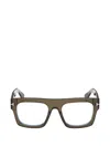 Tom Ford Square-frame Glasses In Green