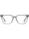 Tom Ford Square-frame Glasses In Gray