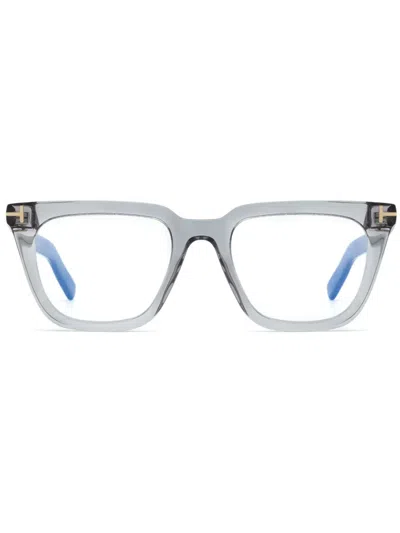 Tom Ford Square-frame Glasses In Gray