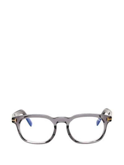 Tom Ford Square-frame Glasses In Gray