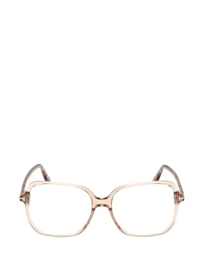 Tom Ford Square-frame Glasses In Gold