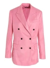 TOM FORD SS23 PINK & PURPLE VISCOSE JACKET FOR WOMEN