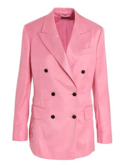 Tom Ford Blazer Jacket In Pink