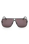 Tom Ford Stavros 63mm Oversize Navigator Sunglasses