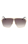 Tom Ford Stella 67mm Oversize Navigator Sunglasses